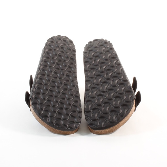 Birkenstock Arizona Black Leather Cork Sandals NEW - Picture 7 of 8